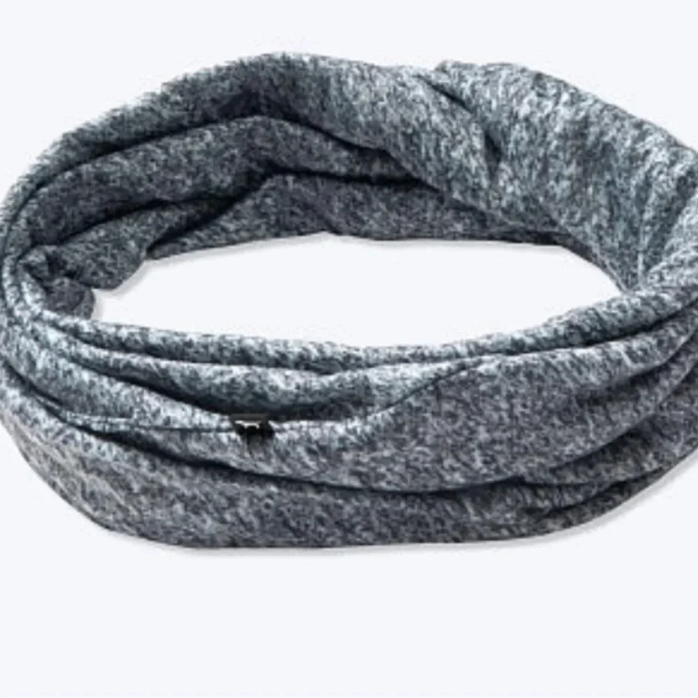 PINK Victoria’s Secret Heather Gray Convertible Headband Scarf Mask Women’s OS